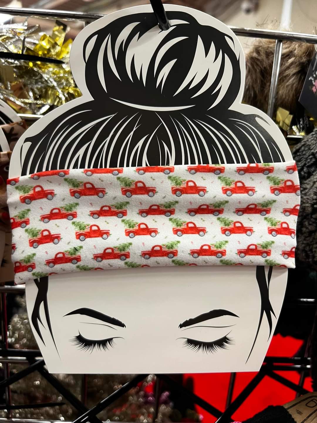 Christmas Print Stretchy Headbands