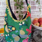 Handmade BEAUTIFUL BUTTERFILES BUTTERFLY Colorful Boho Shoulder Bags, Cotton Bohemian Bags Denim Lined