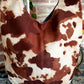 Handmade WESTERN COW HIDE COWBOY Colorful Boho Shoulder Bags, Cotton Bohemian Bags Denim Lined