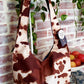 Handmade WESTERN COW HIDE COWBOY Colorful Boho Shoulder Bags, Cotton Bohemian Bags Denim Lined