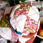 ViNtAgE 70's HANDMADE Floppy Patchwork Hat // Wide Brim // Floral Calico Cotton Sun Hat HiPPiE Beach Boho #3