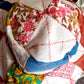 ViNtAgE 70's HANDMADE Floppy Patchwork Hat // Wide Brim // Floral Calico Cotton Sun Hat HiPPiE Beach Boho #3