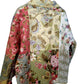 Quilt Coat Jacket - Yellow Cream Toile Patch Floral Fits Most