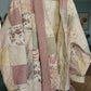 Quilt Coat Jacket - Pink Cream Patchwork Floral Vintage Quilt Fits Most