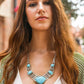 Sticks and Stones Turquoise Necklace